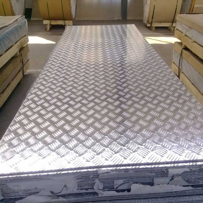 Customized Size Embossed Aluminum Sheet 5005 For Industry 150mm