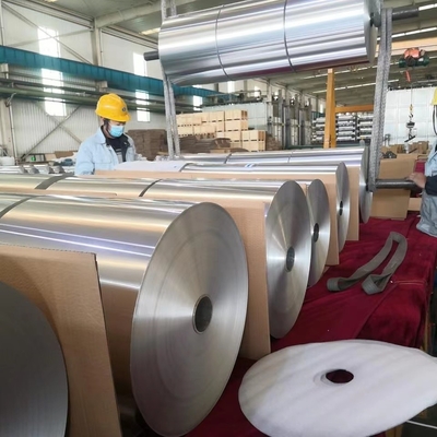 Customizable 8021 Aluminium Foil Jumbo Rolls For Food Industry PP 40 mic