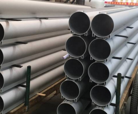 1050 Sliver Color Aluminum Lean Pipe 100mm H14 H24