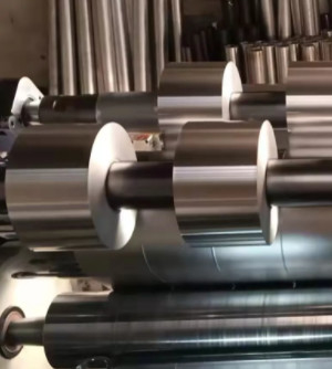 10mm Silver Aluminium Foil Roll , Industry Grade 8011 Aluminum Foil