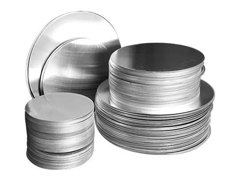 1050 Pure Anodized Aluminum Discs , Aluminium Wafer For Deep Drawing