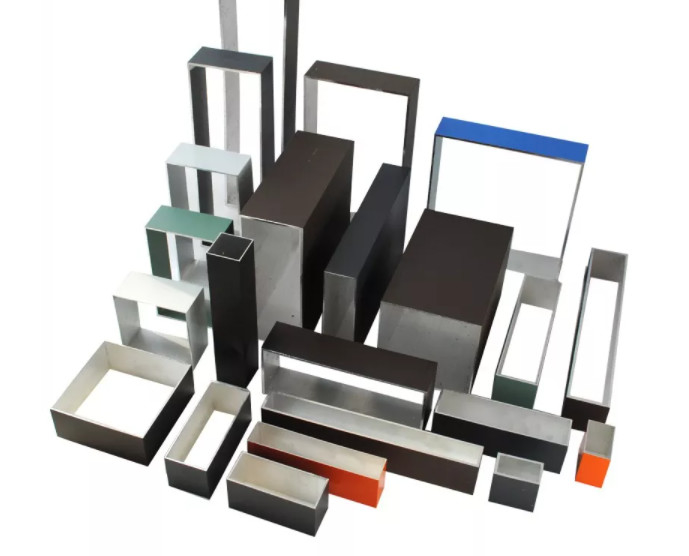 1050 Decorative Aluminium Square Tube , Anodized Square Aluminum Tubing