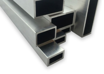90mm Welding Punching Aluminium Profile Square Tube 6061 For Window Door Construction
