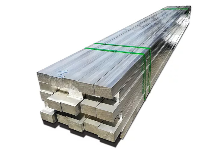 Polished Aluminium Square Bar , 6063 Aluminium Solid Rectangular Bar