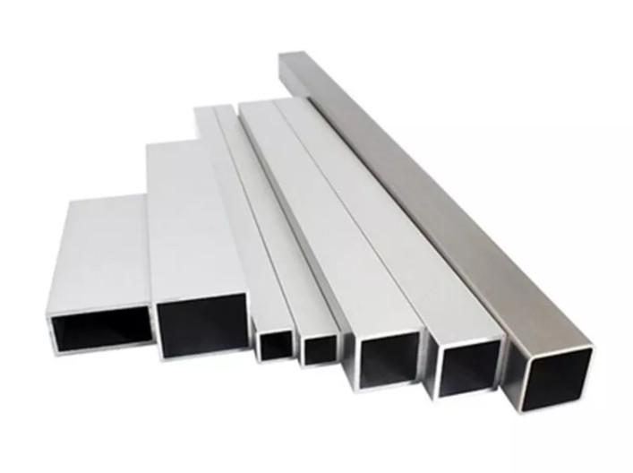 2024 0.7mm Aluminium Square Tube , Polished Anodized Aluminium Rectangular Pipe