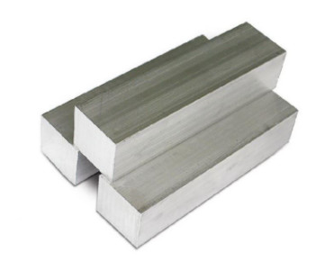6063 50mm Aluminium Solid Square Bar Polished Surface