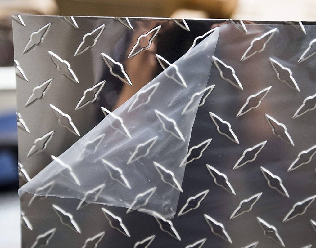 1050 1mm Embossed Aluminum Diamond Plate For Building Construction