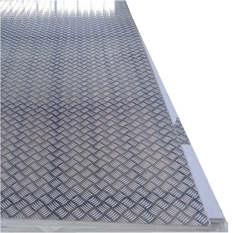 1100 1mm Embossed Aluminum Sheet Metal For Warehouse Roof